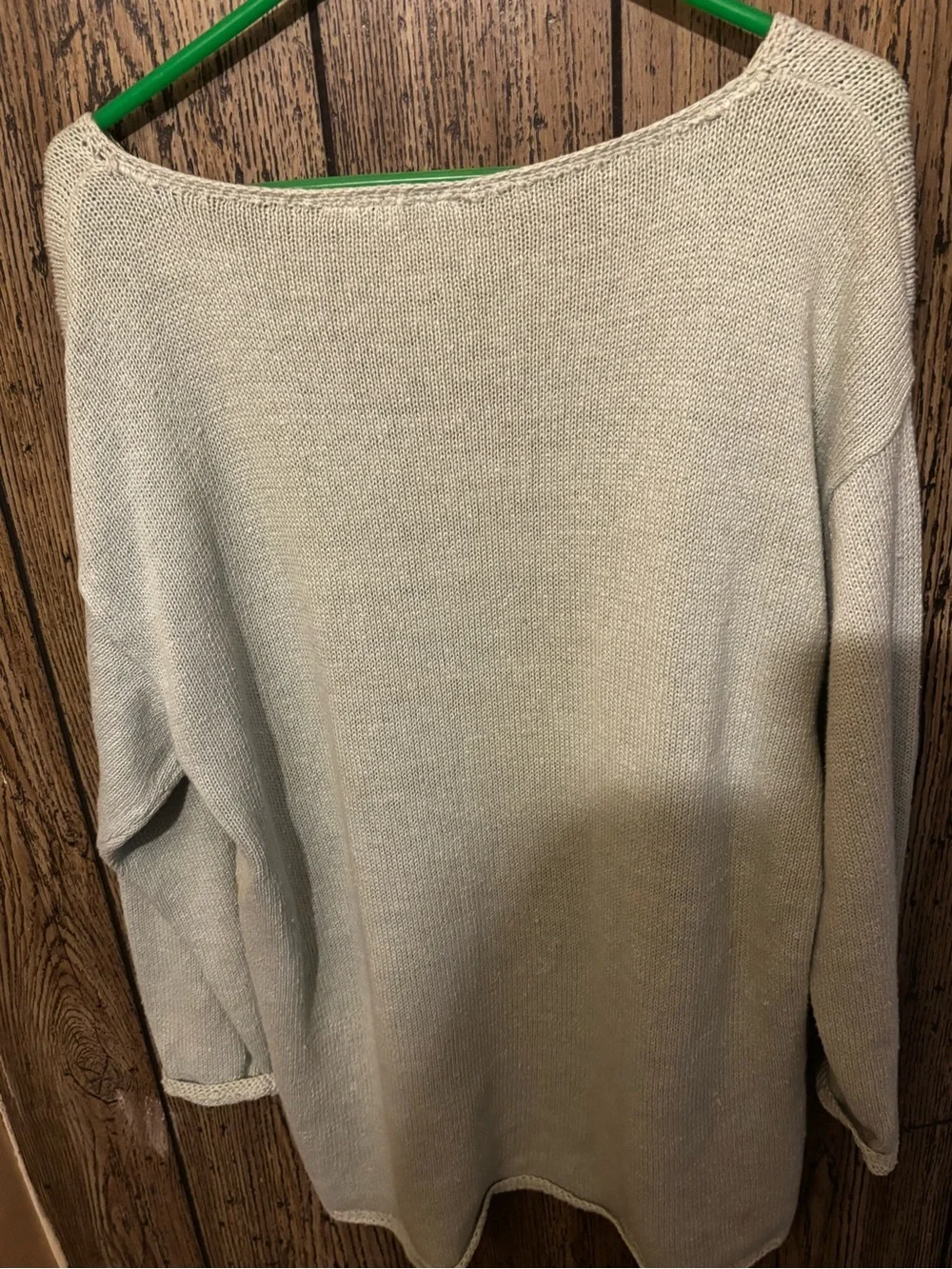 Vintage Sweater Artist with Green and Gold Motif 80’s